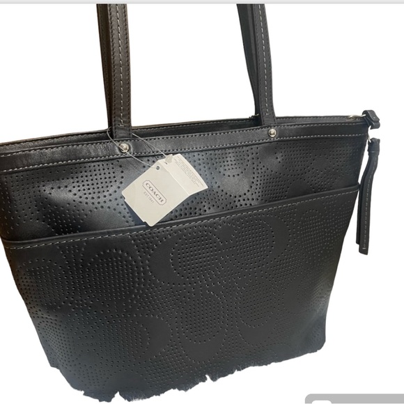 Coach Leather Tote Bag- NWT with Dust Bag - Picture 3 of 17